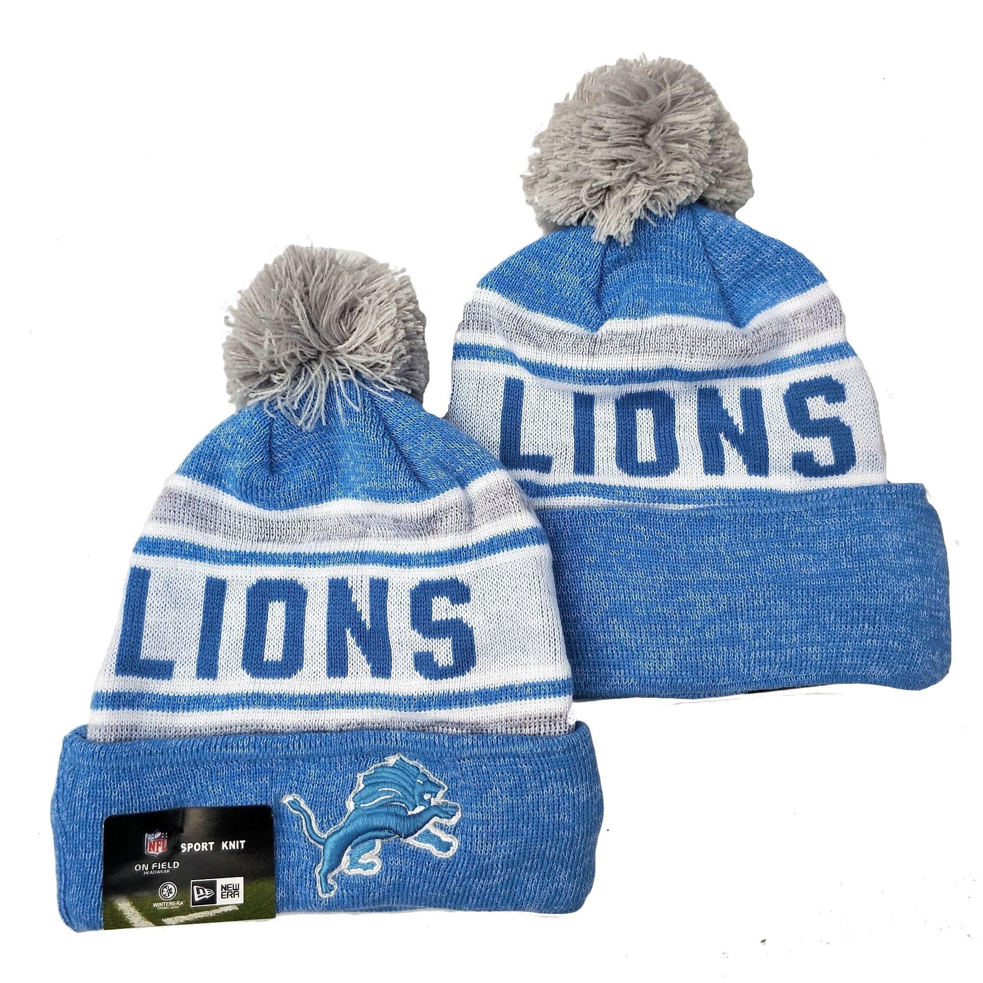 Detroit Lions Knit Hats 039